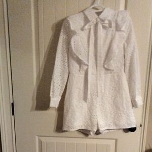 Elegant White Lace Jumpsuit